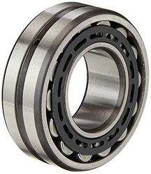 Timken 22205KEJW33C3 Series 222 Spherical Roller Bearing, Tapered Bore, Stamped Nitrided Steel Cage, High Perf, Std. Lub Holes and Groove in OR, RIC > Normal, 25 mm Bore