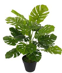 Plante Artificielle Splitphilo en Pot Plante feuillue Artificielle Splitphilo Plante Monstera Fleurs en Soie Plante décorative Plante Verte Plante en Soie Plante d'intérieur Fleur Artificielle