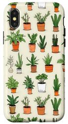 Coque pour iPhone X/XS Plantes en pot - Plante de jardinage esthétique