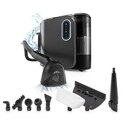 ETA Steam Clean I 13kPa I Limpiador de vapor multifunción, limpiador de alfombras, limpiador de tapicería, limpiador de manchas para alfombras, sofá, tapicería, escaleras, coche, 4 modos de limpieza