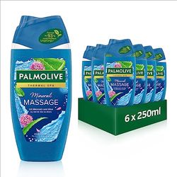Palmolive duschgel Thermal SPA mineral massage 6 x 250 ml – duschgel med havssalt, aloe – extrakt och eterisk olja