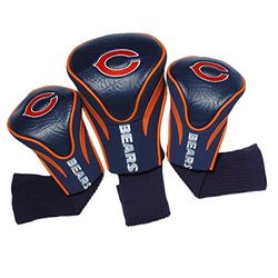 Team Golf Lot de 3 Couvre-têtes de Contour Homme, Unisexe, Adulte, Femme, Multi Team Color, Taille Unique