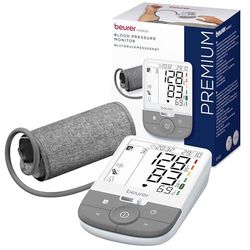 Beurer BM53 Automatic Blood Pressure Monitor, Clinically Validated Blood Pressure Machine with Arrhythmia & AFib Detection for Stroke Prevention, Made in The EU, Suitable During Pregnancy