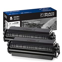 BLACK POINT [avec Puce] Lot de 2 Cartouches de Toner pour HP W2210X (HP 207X) - Noir - pour HP Color Laserjet Pro: MFP M282nw MFP M283fdn MFP M283fdw M255dw M255nw - Certifié TÜV