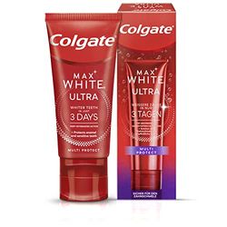 Colgate Dentifricio Max White Ultra Multi Protect 50 ml – Dentifricio per denti bianchi e freschezza duratura