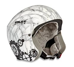 Vola P1007H-Fis Wheel Casque fis Mixte Adulte, Gris/Blanc