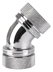 Thermaltake Pacific PETG Tube raffreddamento ad acqua 45 Degree Dual 16 mm per PC cromato