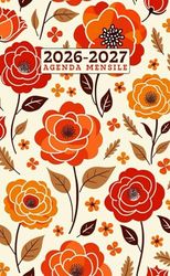 Pianificatore 2 Anni 2026-2027 Tascabile: Agenda Mensile per Tasca o Borsa
