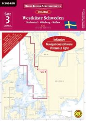 Sportbootkarten : Satz 3 : Westküste Schweden (Ausgabe 2012) [import allemand]