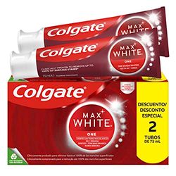 Colgate Max White One Toothpaste 2x75ml