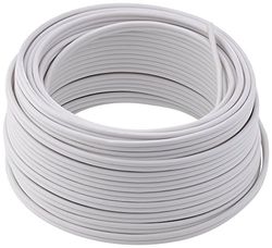 20 m luidsprekerkabel 2 x 1,5 mm² wit