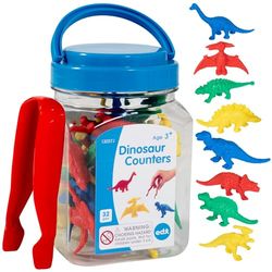 Bote dinosaurios colores para contar 32 pzas.