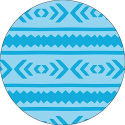Bonateks, Ronde digitaal bedrukte muismat, antislip onderkant, voor kantoor en thuis, diameter: 22 cm