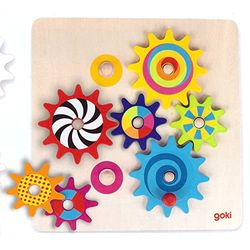 GOKI- Juego de los Engranajes, Multicolor (58530)