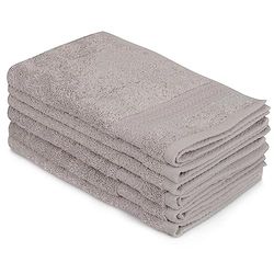 Set de serviettes de courtoisie (6 pièces) gris