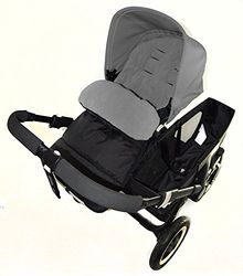 Voetzak/COSY TOES compatibel met Phil & Teds Promenade kinderwagen Dolphin grijs