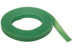 wolfcraft Faixa auto-aderente, verde I 3285000 I para segurar as plantas sem danificá-las fora e dentro de casa