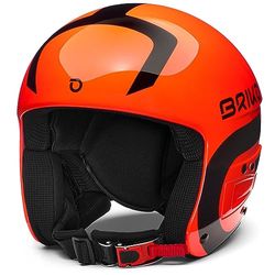 Briko Vulcano FIS 6.8 Junior Casque de Ski pour Enfant Unisexe Rouge Medium