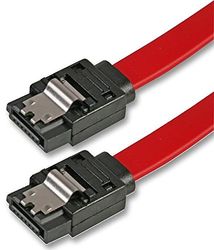 Pro Signal PSG90728 SATA 2.0 3Gb/s Locking Male to Male Data Lead, 0.9m