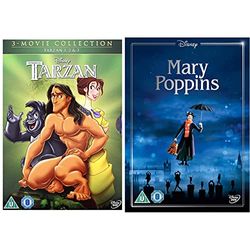 Tarzan / Tarzan 2 / Tarzan & Jane [DVD] & Mary Poppins [DVD]