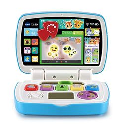 VTech Djurvänner bärbar dator – Baby-lärdator med inlärningsinnehåll för väder, känslor, rollspel, musik och mer – för barn från 1-3 år