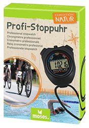 moses. Expedition Natur professionell stoppur, digital stoppur för barn, sport och fritid timer för friidrott, fotbollsträning, löpning, sprint, cykling och simträning