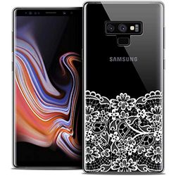 Caseink Fodral för Samsung Galaxy Note 9 (6.4) fodral [kristallgel HD kollektion vårdesign låg spets - mjuk - ultratunn - tryckt i Frankrike]