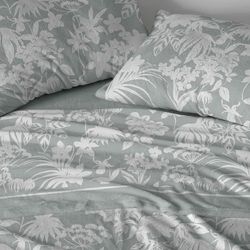 Burrito Blanco | Sábanas de Nacarina® | Cama de 150 a 160cm. (+Medidas Disponibles) | Diseño 029 | Color Laurel (150-160x190/200cm.)
