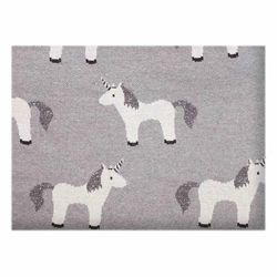 Sevira Kids - Couverture pour bébé en Coton Bio, Licorne