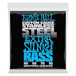 Ernie Ball Extra Slinky Stainless Steel Electric Bass Strings - 40-95 Gauge