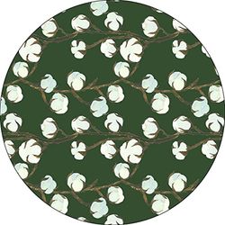 Bonateks, Runt digitalt tryckt musmatta, halkfri undersida, för kontor och hem, diameter: 22 cm
