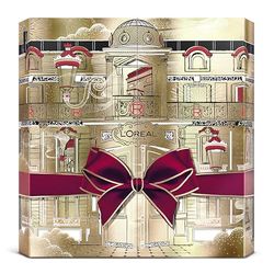 L'Oréal Paris - Calendario dell'Avvento 24 Giorni - Confezione regalo Natale - Trucco, Cura viso e Capelli - 24 prodotti di bellezza impertinenti in dimensioni reali