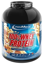 IronMaxx 100% Whey Protein - Protéines de Lactosérum en poudre, hydrosolubles - Goût Cookies et Crème - 1 x boîte de 2,35 kg