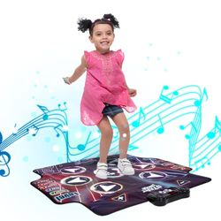 NK Tapis de Danse pour Enfants +5 Annos et Adultes avec Bluetooth 5.0 - Jouet Musical avec 7 Modes de Jeu, Cadeau d'anniversaire Noël, Base Antidérapante et Haut-Parleur à Volume Ajustable (100x89cm)