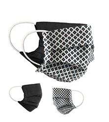 Community Masks 2-pack set unisex makeshift mask reversible mouth protection mask mouth and nose protection reversible mask with print cotton BCI washable