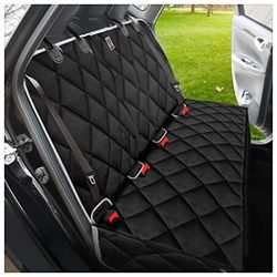 BRONZEMAN Funda Protectora de Asiento de Coche 100% Impermeable, Fuerte y Duradera, Resistente y Antideslizante, cinturón de Seguridad Central, tamaño Universal para Coches, Camiones y Todoterreno