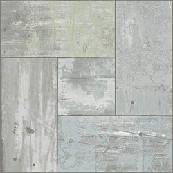 FloorPops FP3290 Boardwalk Peel & Stick Floor Tiles, Gray, 60" L x 24" W x 0.06" T