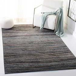 Safavieh Holland Tapis rétro en polypropylène tissé Argenté/Beige 160 x 230 cm