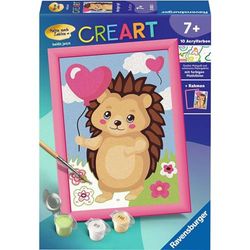 CreArt, Malen nach Zahlen Kinder - Herziger Igel