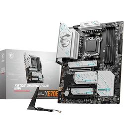 MSI X670E GAMING PLUS WIFI Scheda madre, ATX - Supporta i processori AMD Ryzen della serie 7000, AM5 - VRM SPS 80A, DDR5 Memory Boost 7800+ MHz/OC, PCIe 5.0 x16, M.2 Gen5, Wi-Fi 6E