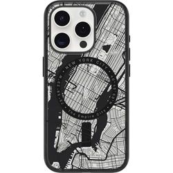 OtterBox Clear Case Series with MagSafe for iPhone 15 Pro, Shockproof, Drop Proof, Ultra-Slim, Protective Case, 3x Tested to Military Standard, New York