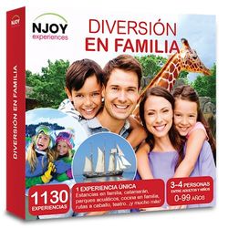 NJOY Experiences - Presentbox - FAMILJ FUN - Mer än 1130 upplevelser för familjer att välja