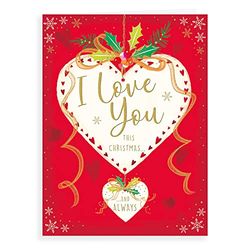 Regal Publishing Modern Christmas Card Open Love - 12 x 9 inches