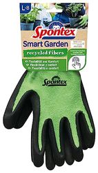 Spontex Smart Garden Tuinhandschoenen, compatibel met touchscreen, van gerecyclede PET-flessen, met nitrilcoating, maat L, 1 paar