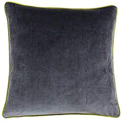 Riva Paoletti Signature Collection Meridian 55X55 C/C Charcoal/Moss, Cotone, 55x55cm