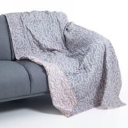 Katoenen deken Double-Rose