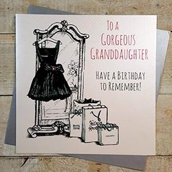 WHITE COTTON CARDS Code XE21 Grande a Una Splendida Nipote Hanno Un Compleanno to Remember. Auguri Realizzato a Mano