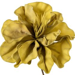 FLOR ARTIFICIAL AMARILLA ESPUM A EVA Y PAPEL