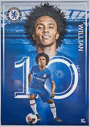 Be The Star Posters Chelsea FC 2019/20 Willian Action Poster - Official Licensed Product - Available in Sizes A3 & A2 (A2)