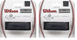 Wilson Grip WRZ4202BK Impugnatura Sublime Grip, Grip Base, Unisex, Nero, 1 Unità (Confezione da 2)